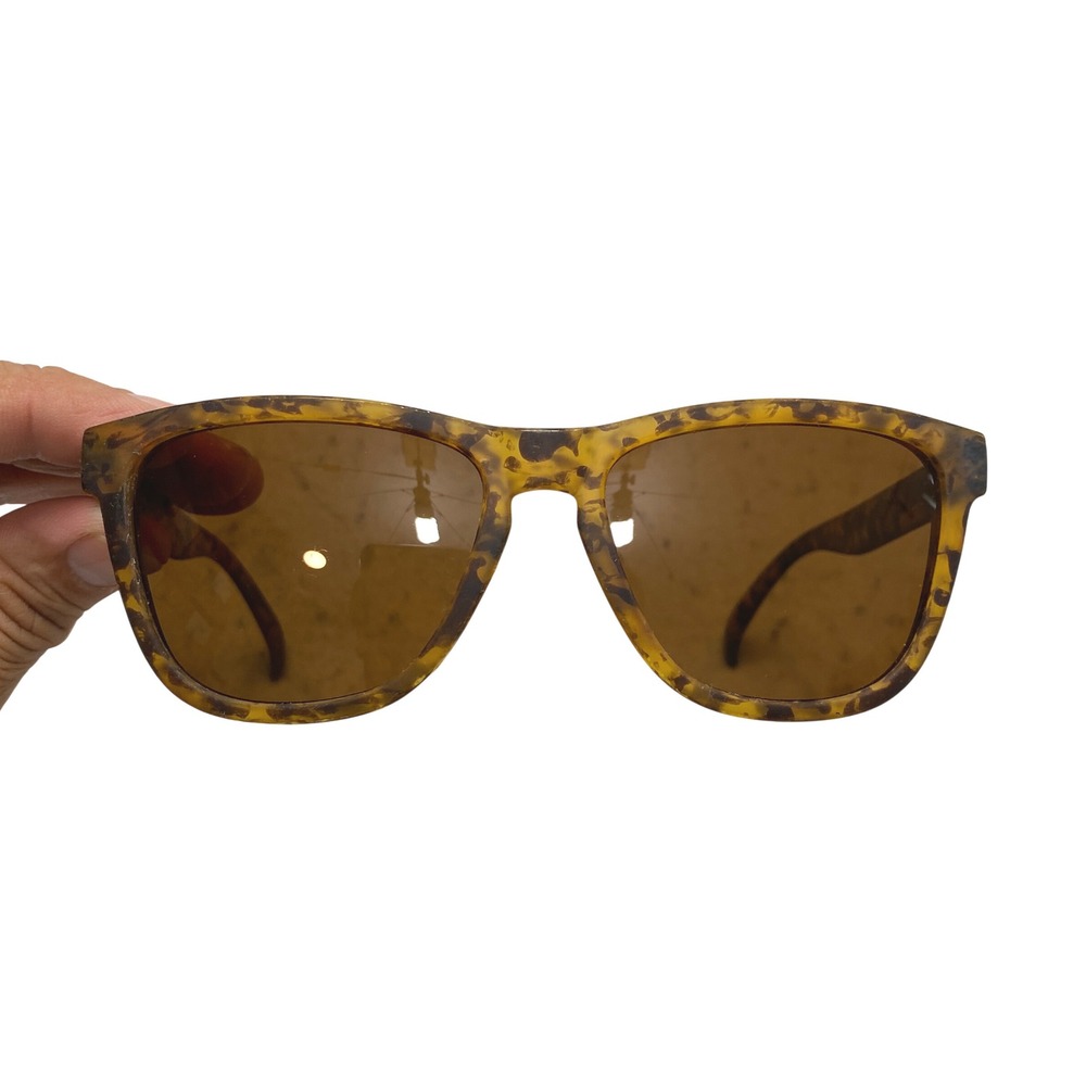 goodr Bosley's Basset Sunglasses Unisex OS Brown Tortoise Hound OG Polarized